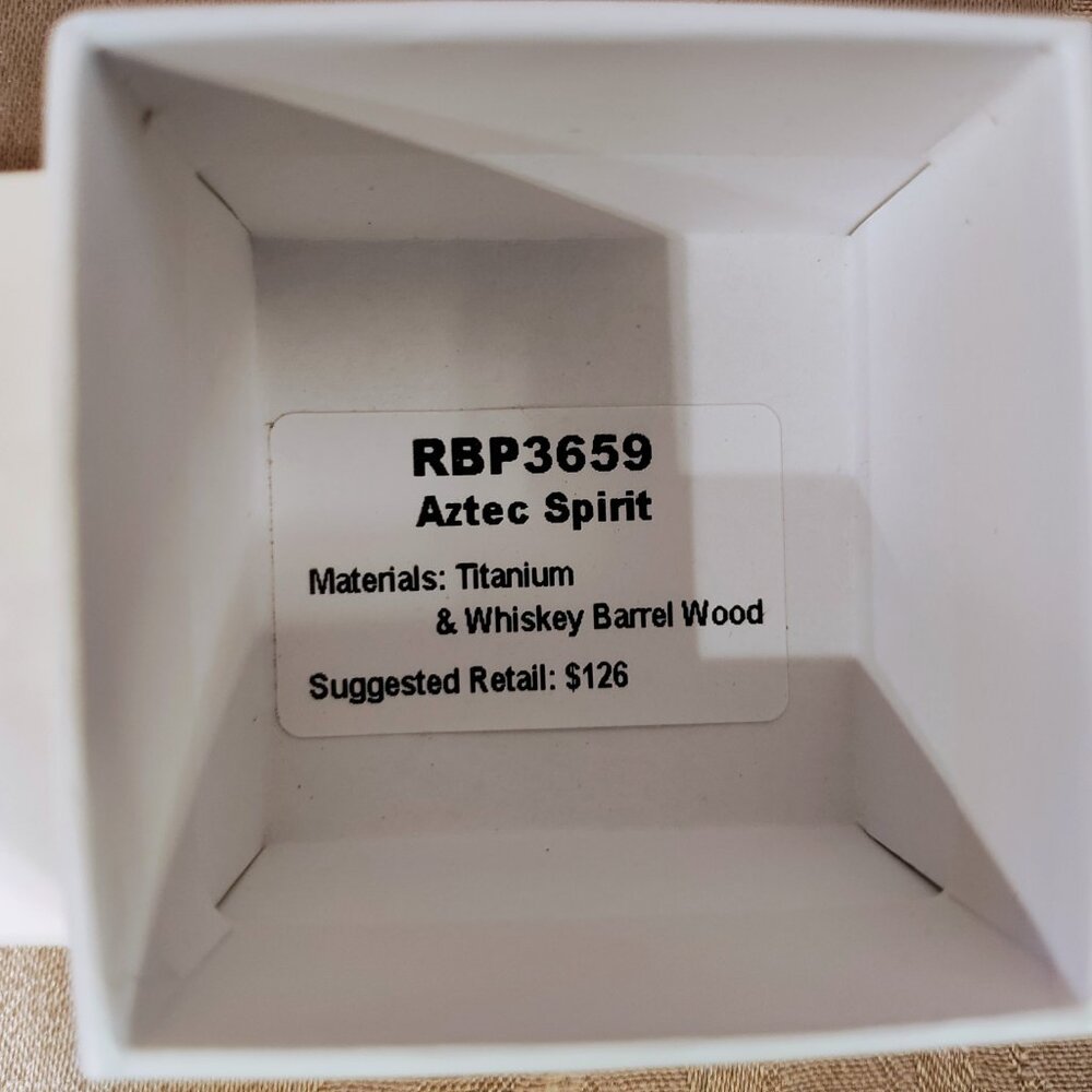 Bomb Party Aztec Spirit Men's Ring, Size 8.5, New With Tags - Picture 3 of 10